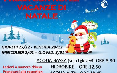 ACQUAGYM, PASSA CON NOI LE VACANZE DI NATALE!